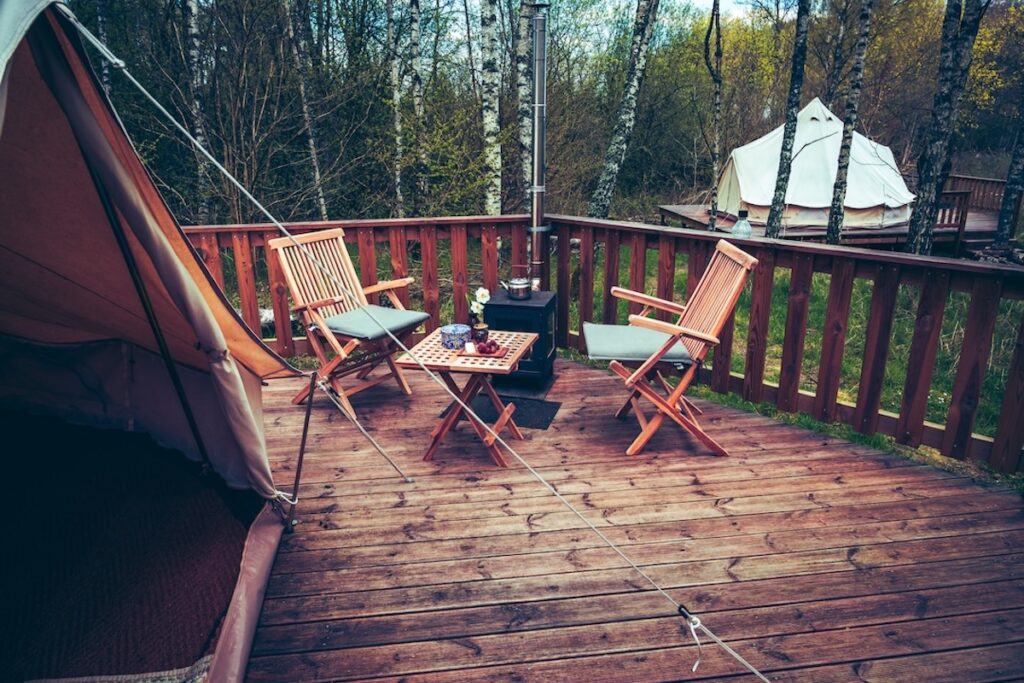 Glamping på Österlen
